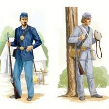 Union and Confederate soldier - 8th Grade American History (BJU Press)