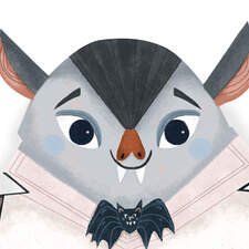 Characters for Chronicle Books project: Halloween Hugs