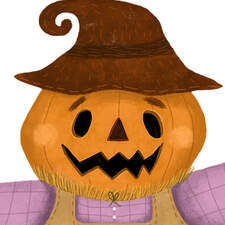 Characters for Chronicle Books project: Halloween Hugs