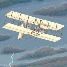First flight illustration.