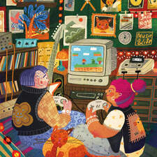 Nostalgia. Puzzle illustration for Trevell Puzzle.
