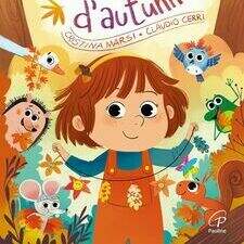 Elisa e le foglie d'autunno (elisa and the autumn leaves) cover. Published by Paoline (Italy)