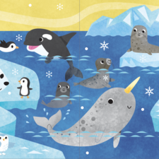 Spread for Eco arctic book