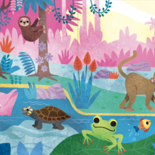 Jungle spread for Eco book