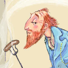 Oliver Learns new tricks. Illustration from Oliver Twist. © Usborne Publishing.