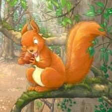 Illustration Tome 02 "La vie secrète des animaux" Editions 3 petits points France 2023