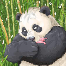 Illustration Tome 01 "La vie secrète des animaux" Editions 3 petits points France 2023