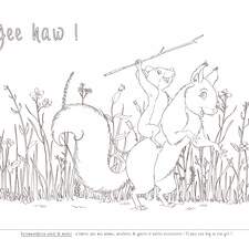 Personal work 2022. Coloring book. Inside page