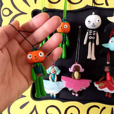 Dangly puppets created for Assemble 2024- Derby's Making Festival