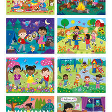 Bible Songs Piano Book for Kidsbooks 
various scenes taken from the book