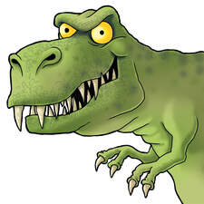 Sample T-Rex illustration.
