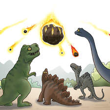 Sample illustration for a science text book.