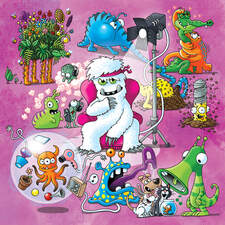 Illustration commissioned by Tonies for an interactive game.