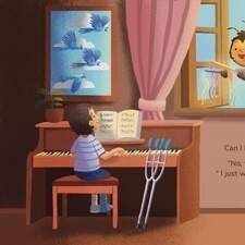 An illustration for a deeply inspiring story about friendship, resilience, and perseverance.