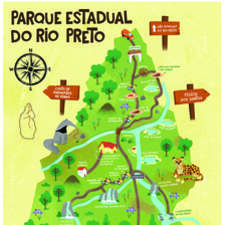 Rio Preto State Park (Brazil) map