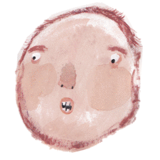 Animated gif of different types of beards.