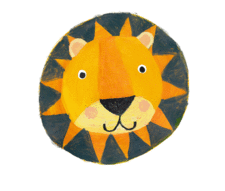 Animated gif of a lion.