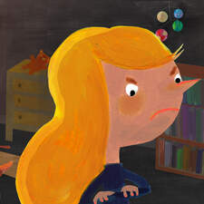 Full page spread from 'Om Jag Bodde Någon Annanstans', (If I Lived Somewhere Else). Children's book, published 2019. Illustrated and written for Natur & Kultur. Published in Sweden and Taiwan.