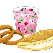 Cultural food for phonics book about a community picnic in the park.