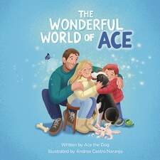 Cover illustration for The Wonderful World of Ace
for Beehive Illustration — a quiet story about unconditional love, family, and appreciating the small things.
