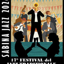 Poster commissioned for the 2026 Sabina Jazz Festival in Bocchignano, Italy.