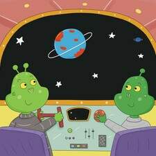 Alien spaceship -CUP work