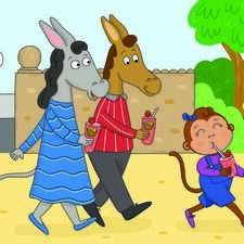 Friends in the park