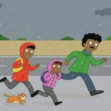 Late for school - CUP work