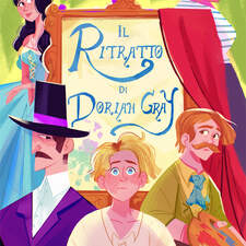 "The Picture of Dorian Grey" book cover- personal project