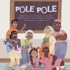 "Pole Pole"-book cover "La linea" Publisher