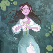 Ophelia-book cover idea