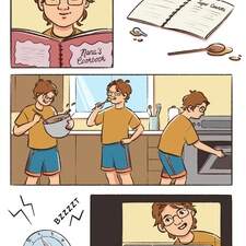 Graphic novel page 