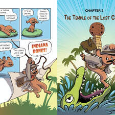 Interior sequential art for the "Sophie" graphic novel series.