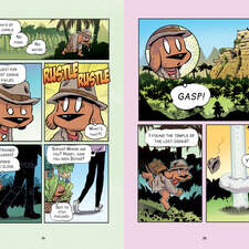 Interior sequential art for the "Sophie" graphic novel series.