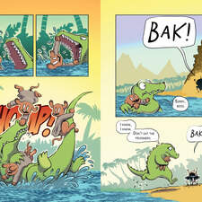 Interior sequential art for the "Sophie" graphic novel series.
