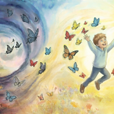 Watercolor illustration for picture book.