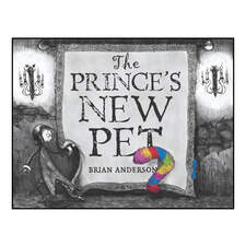 Cover illustration for "The Prince's New Pet" picture book.