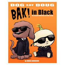 Cover art for "Dog eat Doug" comic strip collection.