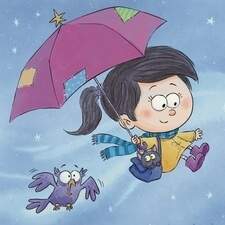 Digital watercolor illustration for children’s books