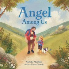 Angel Among Us — Children’s picture book cover illustration.