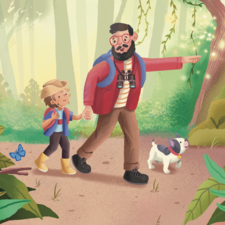 Angel Among Us — As a father and son journey through the forest, the boy begins to sense his grandmother’s presence in the quiet beauty of nature.