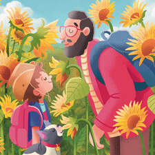 A gentle picture book about grief, memory, and the ways love stays with us. As a father and son journey through nature, the boy begins to sense his grandmother in the wind, birdsong, and the quiet beauty around him—discovering that those we love can remain close, even after goodbye.
 