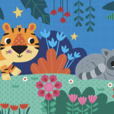 spread for Jungle book
