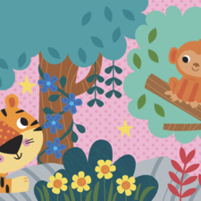 spread for Jungle book