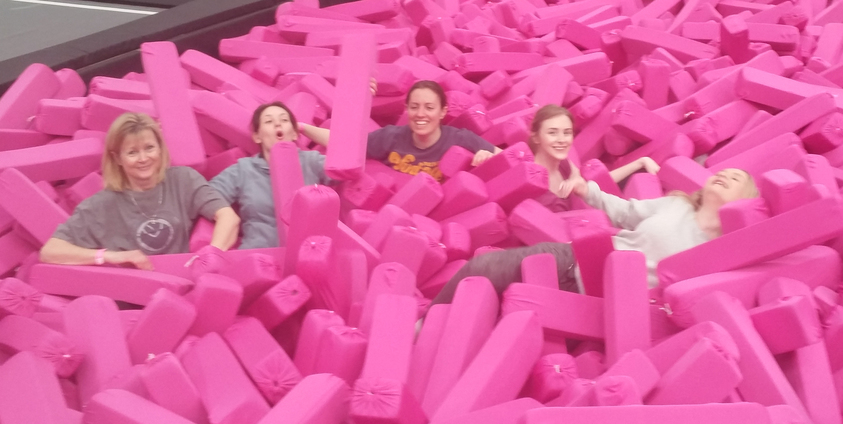 Jumping bees take a breather